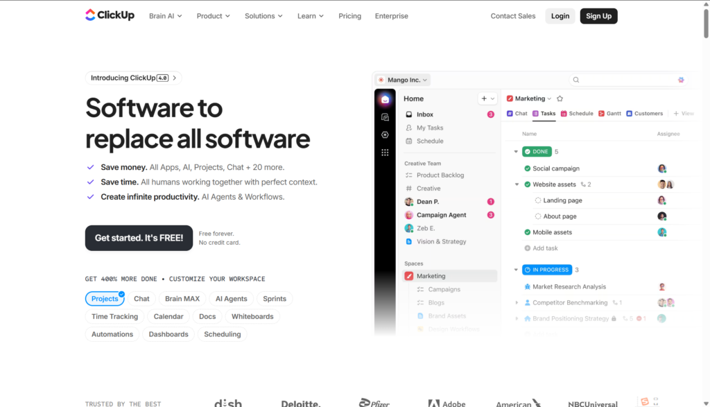 企业团队协作软件盘点：10 款任务管理工具功能与场景对比