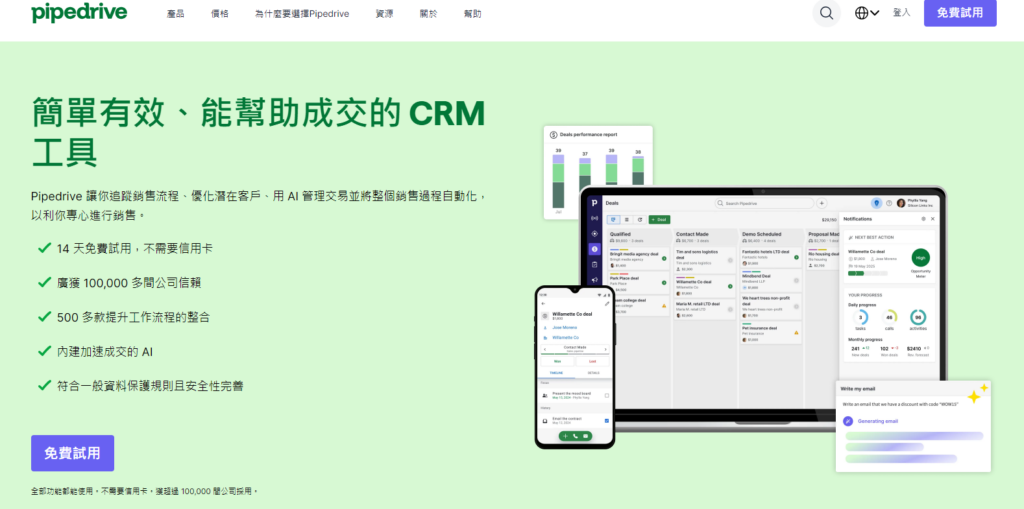 2026 年销售过程管理软件推荐：8 款 CRM 系统对比