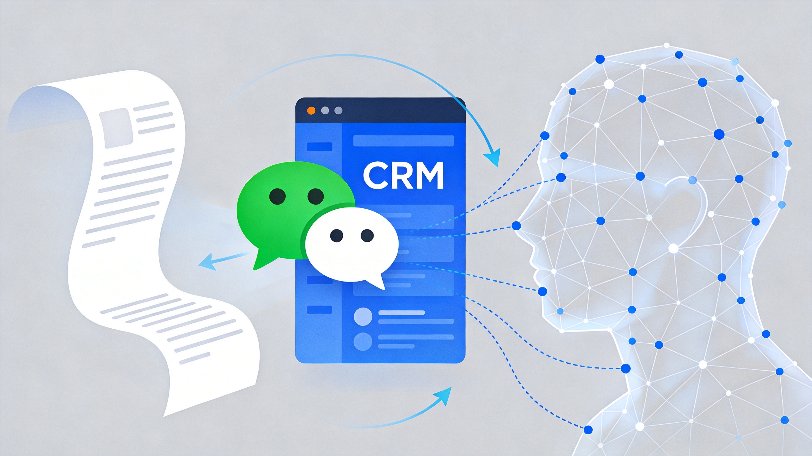 企业微信+CRM：让每一句聊天记录自动生成客户画像
