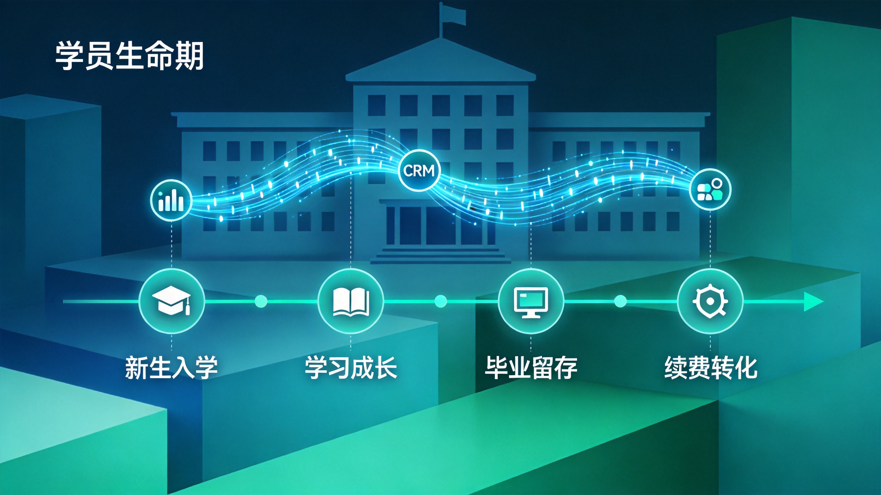 教育机构招生续费难：一款懂“学员生命周期”的 CRM 能改变什么