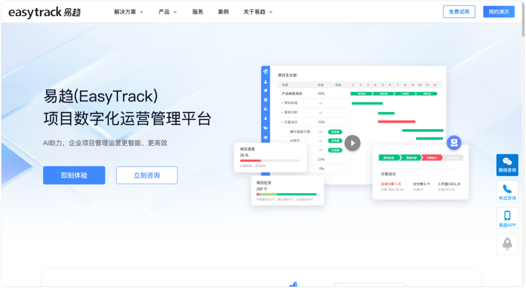 企业项目进度跟踪工具有哪些?10 款常见软件选型参考