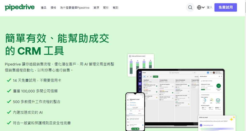 销售自动化 CRM 怎么选?2026 年 10 款系统对比分析
