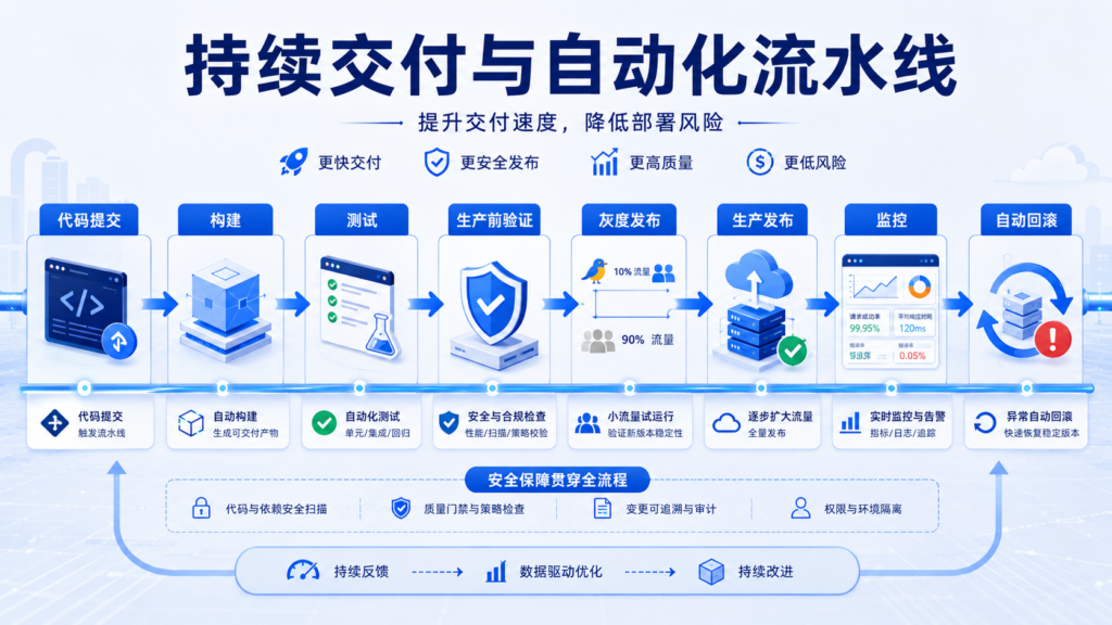 持续交付实践：如何通过自动化流水线加快软件交付速度