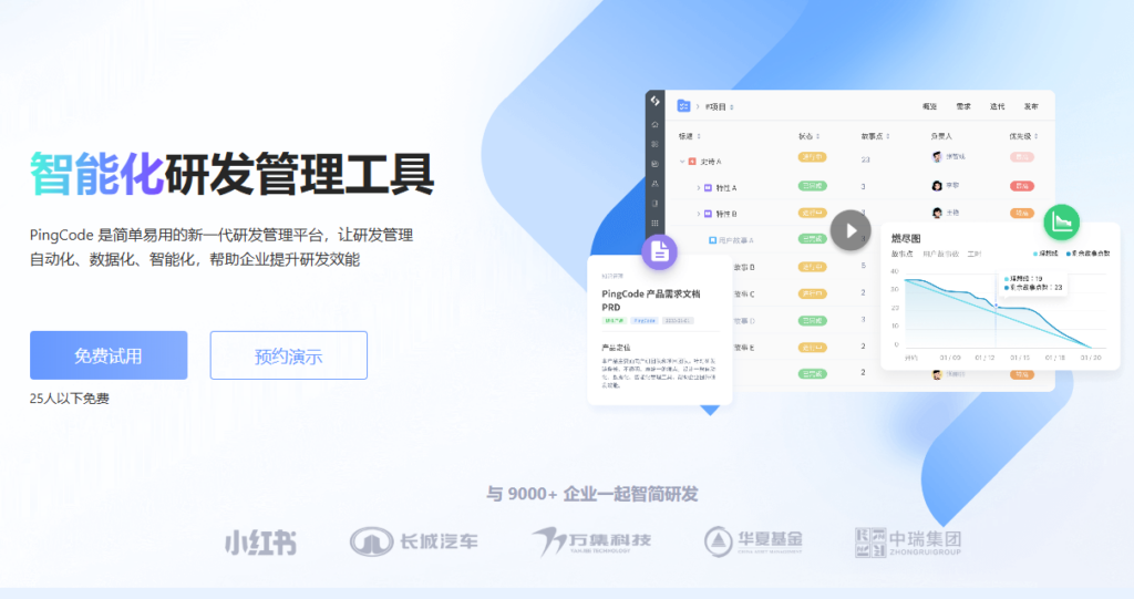 研发项目管理平台推荐：10款工具覆盖敏捷迭代、测试与项目集管理