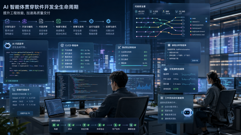 AI 编码智能体平台如何提升研发效能：从 CI 修复到工程工作流自动化