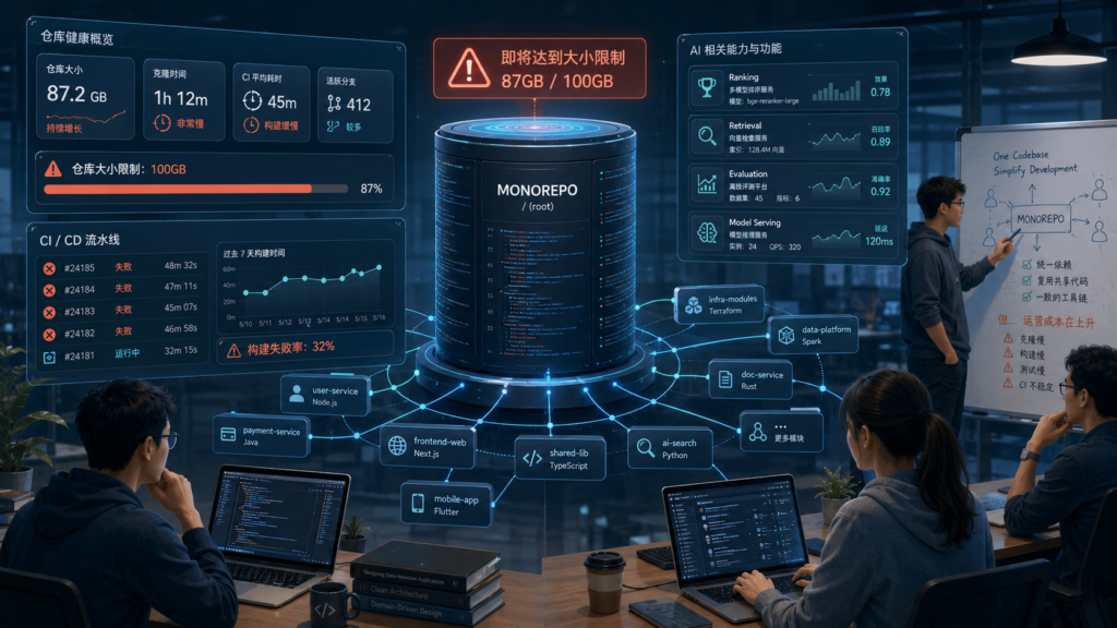 单体仓库太大怎么办：如何缩小 Monorepo 体积并提升开发者效率
