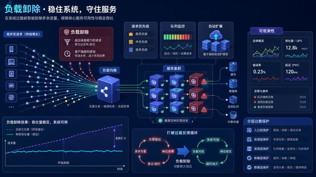 负载卸除策略：如何避免系统过载并提升服务可用性