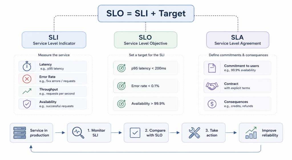 服务级别目标（SLO）详解：如何定义 SLI、SLO 与 SLA