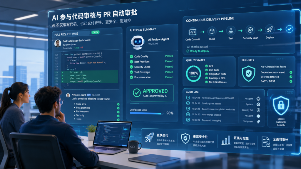 AI 代码审核实践:如何让 PR 自动审批更安全、更高效?