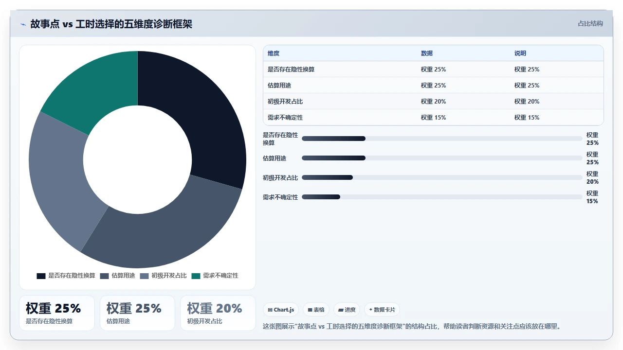 故事点估算不准,我们换了工时