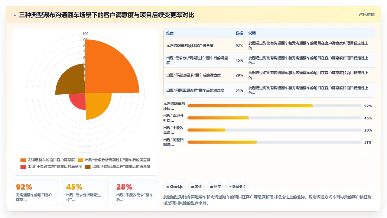 客户不懂瀑布，我们如何解释阶段交付