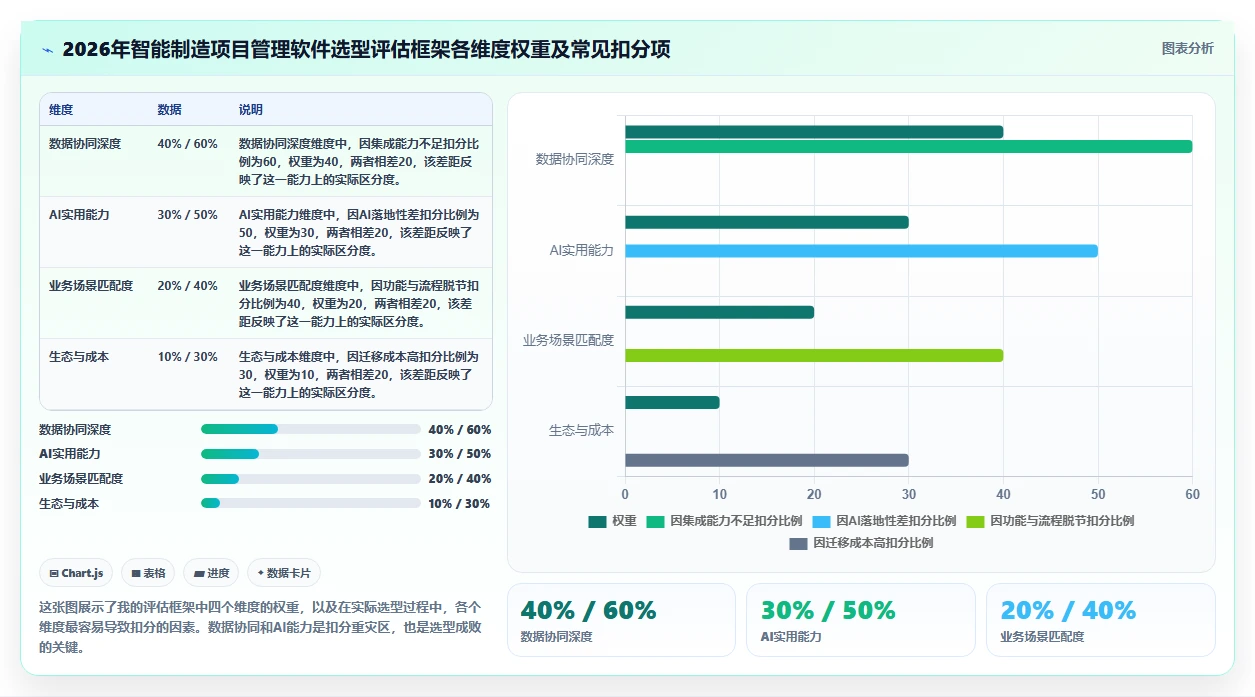 智能制造行业项目管理软件哪个好用？2026年主流工具对比与选型解析