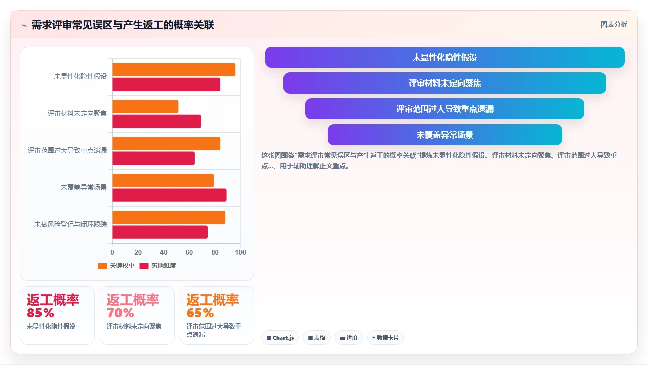 瀑布开发需求评审,不能走过场