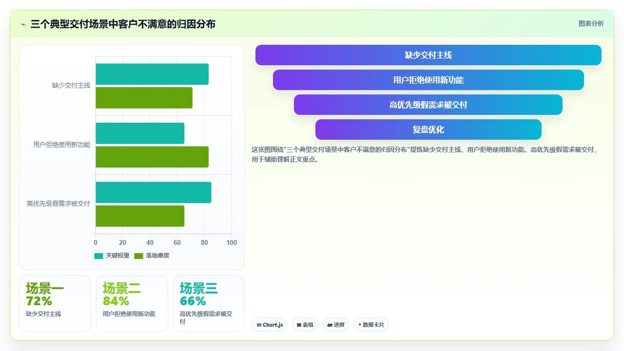 产品增量交付,客户并不买账