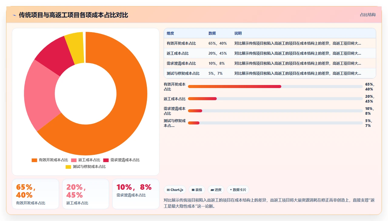敏捷不是快,是减少返工的方式