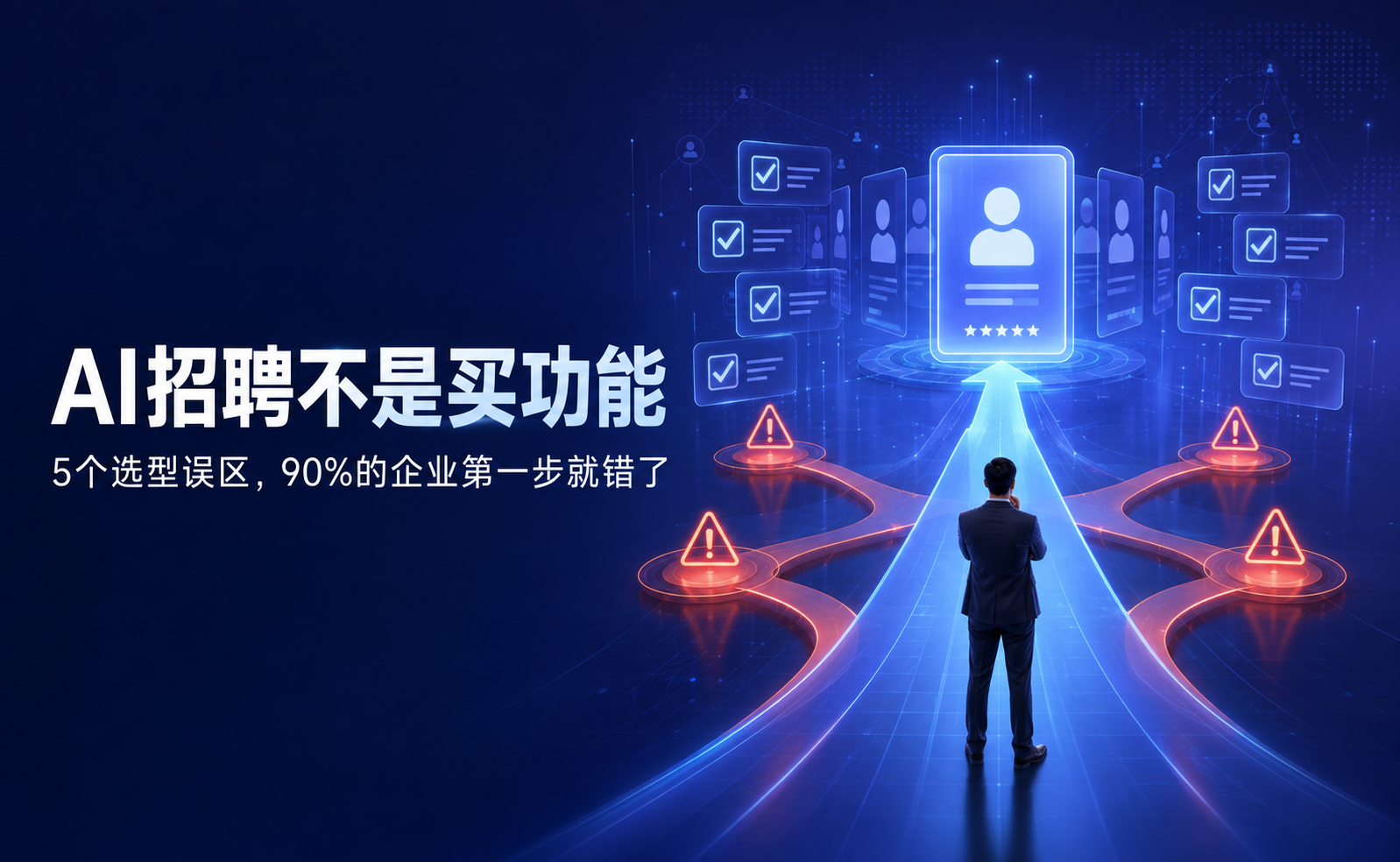 AI招聘不是买功能：5个选型误区，90%的企业第一步就错了