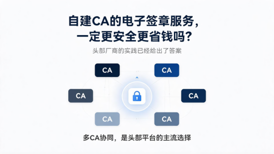 自建CA的电子签章服务，一定更安全更省钱吗？